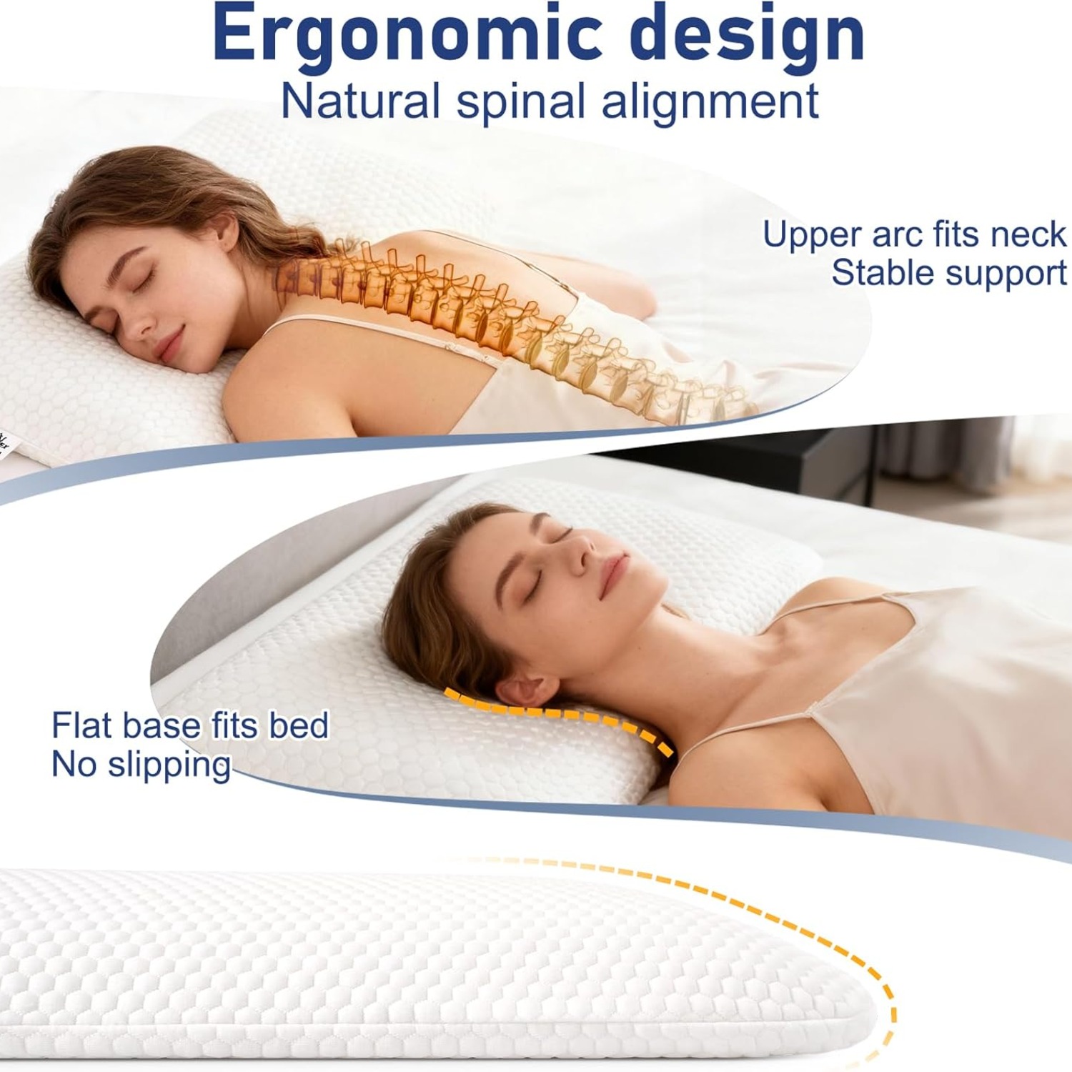 Slim Sleeper Thin Latex Pillow