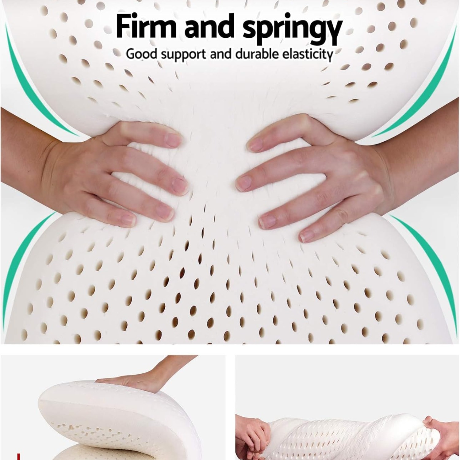 Natural Dunlop Latex Pillow Queen Size — image 5